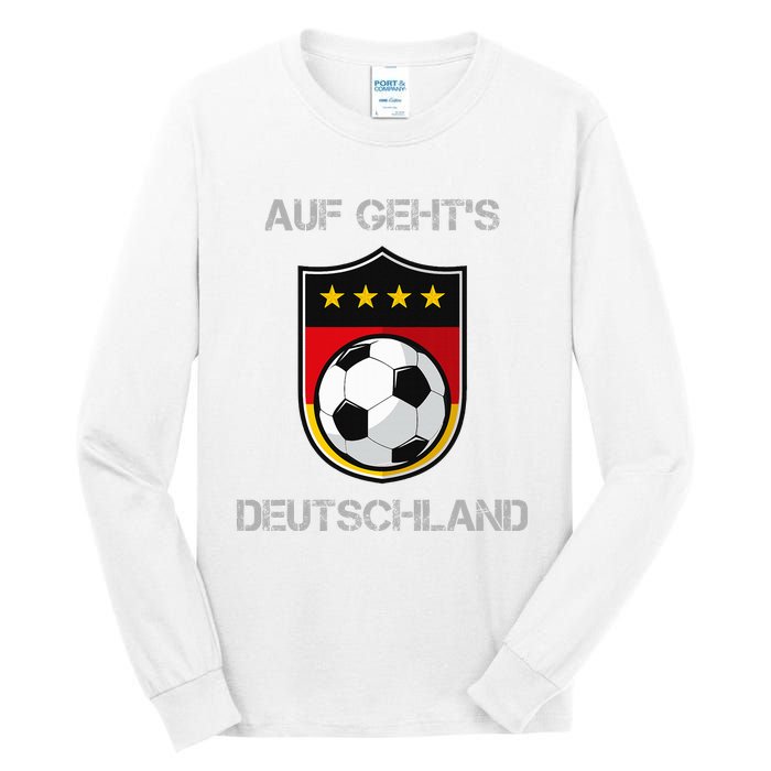 Germany Football Soccer Team Deutschland National Tall Long Sleeve T-Shirt