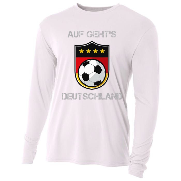 Germany Football Soccer Team Deutschland National Cooling Performance Long Sleeve Crew