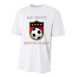 Germany Football Soccer Team Deutschland National Performance Sprint T-Shirt