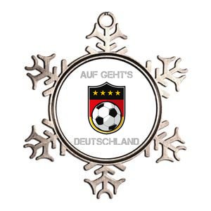 Germany Football Soccer Team Deutschland National Metallic Star Ornament