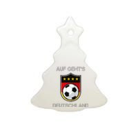 Germany Football Soccer Team Deutschland National Ceramic Tree Ornament