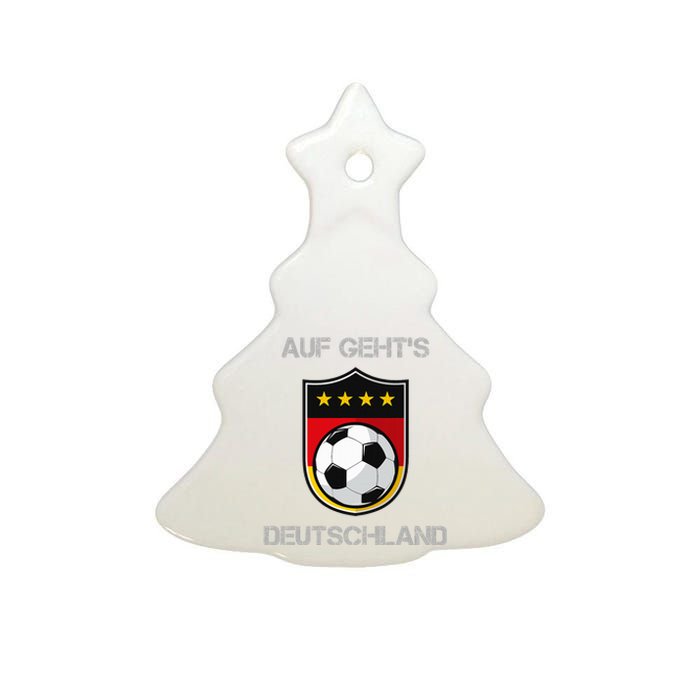 Germany Football Soccer Team Deutschland National Ceramic Tree Ornament