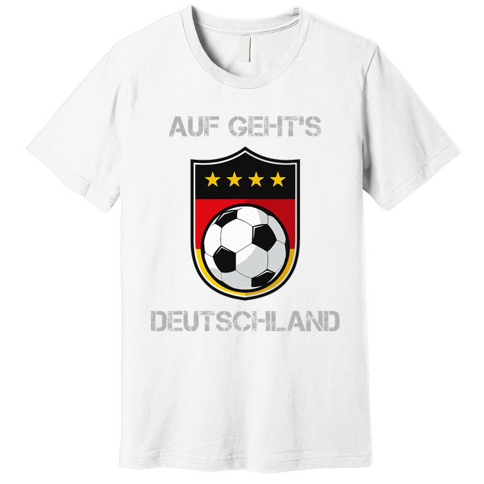 Germany Football Soccer Team Deutschland National Premium T-Shirt