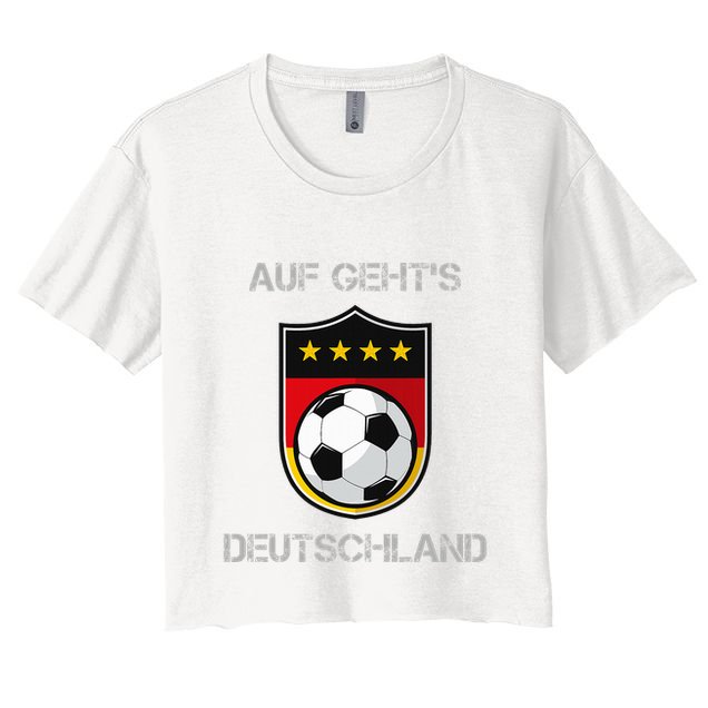 Germany Football Soccer Team Deutschland National Crop Top