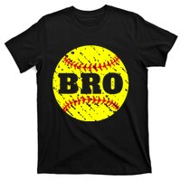 Girl Fastpitch Softball Brother Funny T-Shirt