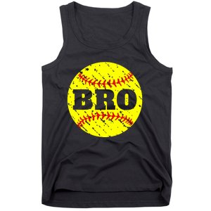 Girl Fastpitch Softball Brother Funny Tank Top