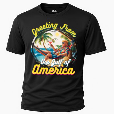 Greeting From The Gulf Of Usa America Trump Performance Shirt