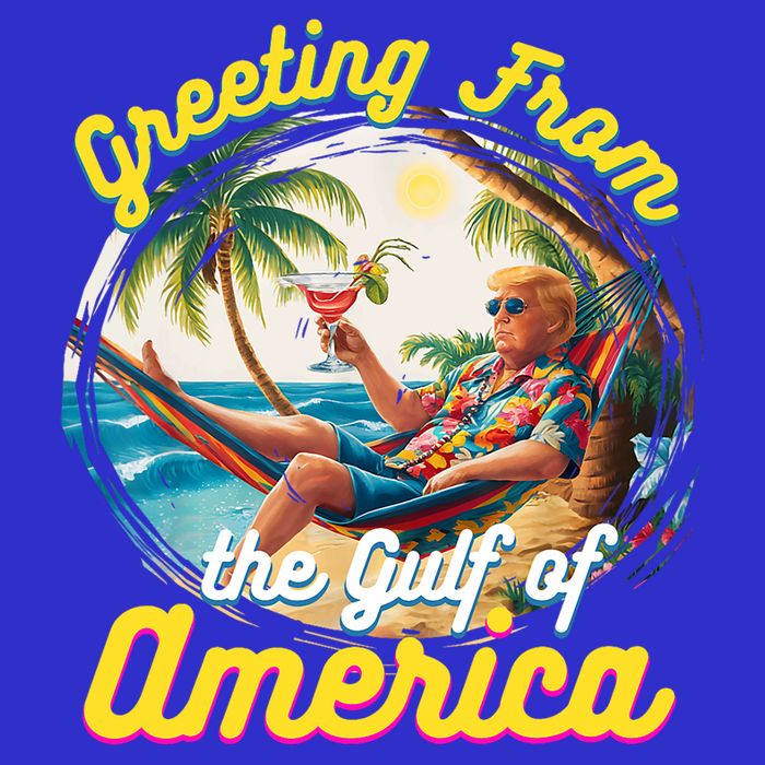 Greeting From The Gulf Of Usa America Trump Toddler T-Shirt
