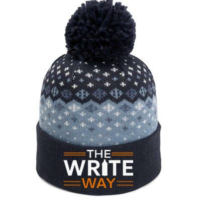 Graffiti Fun: The Write Way The Baniff Cuffed Pom Beanie