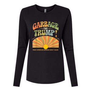 Garbage For Trump Make American Garbage Great Again Womens Cotton Relaxed Long Sleeve T-Shirt