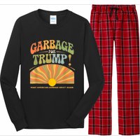 Garbage For Trump Make American Garbage Great Again Long Sleeve Pajama Set