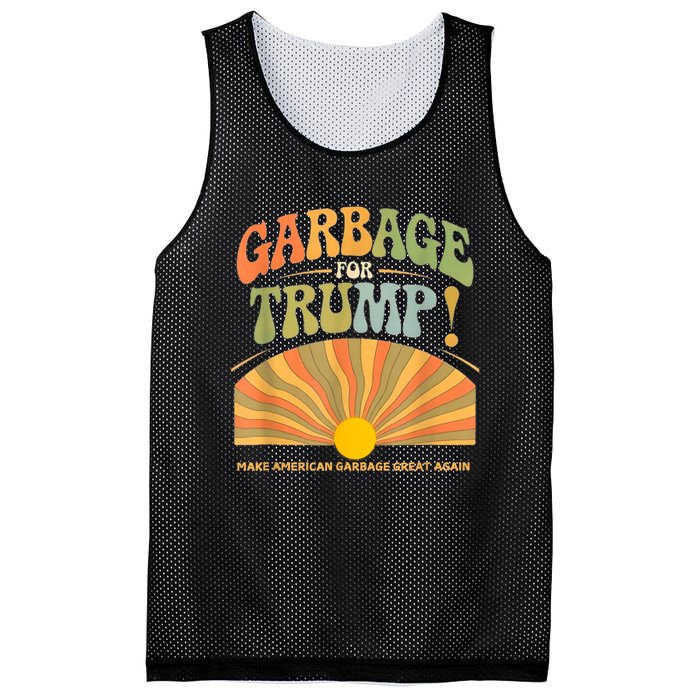 Garbage For Trump Make American Garbage Great Again Mesh Reversible Basketball Jersey Tank