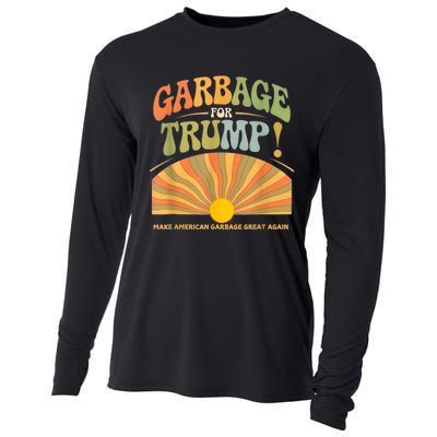 Garbage For Trump Make American Garbage Great Again Cooling Performance Long Sleeve Crew