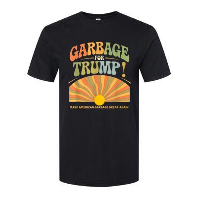 Garbage For Trump Make American Garbage Great Again Softstyle CVC T-Shirt