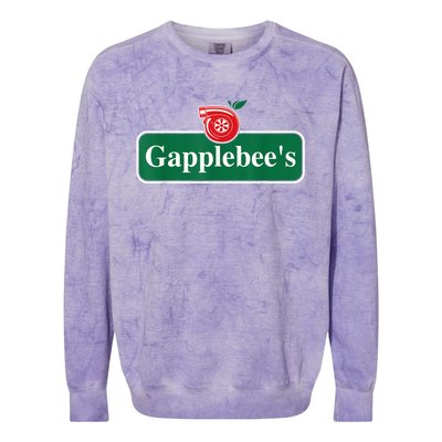 Gapplebee Funny Turbo Race Car Enthusiast Racing Colorblast Crewneck Sweatshirt