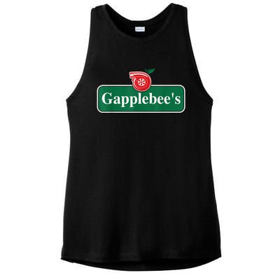 Gapplebee Funny Turbo Race Car Enthusiast Racing Ladies PosiCharge Tri-Blend Wicking Tank