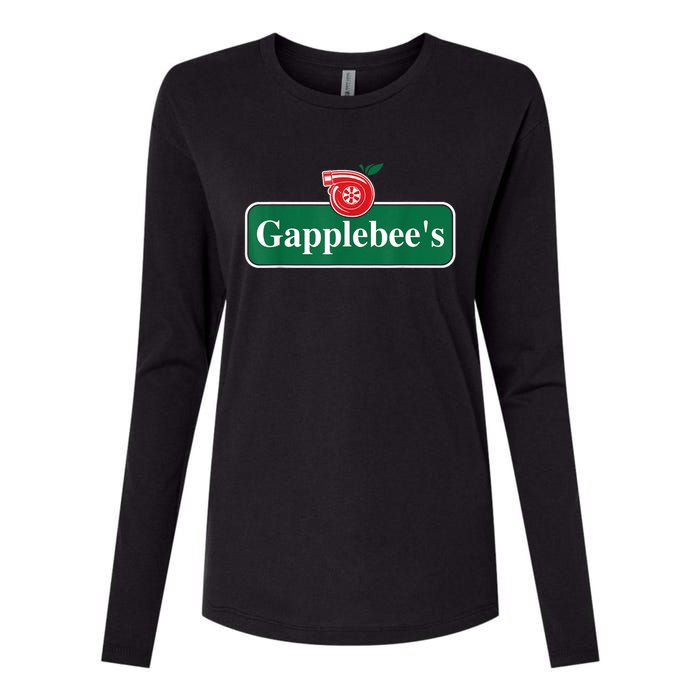 Gapplebee Funny Turbo Race Car Enthusiast Racing Womens Cotton Relaxed Long Sleeve T-Shirt