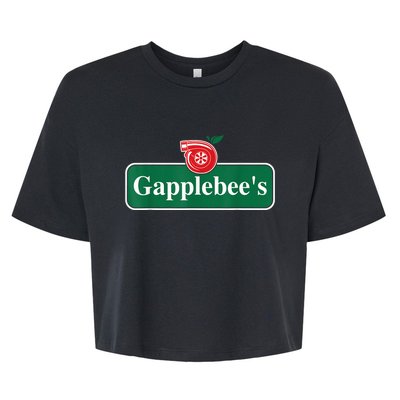 Gapplebee Funny Turbo Race Car Enthusiast Racing Bella+Canvas Jersey Crop Tee