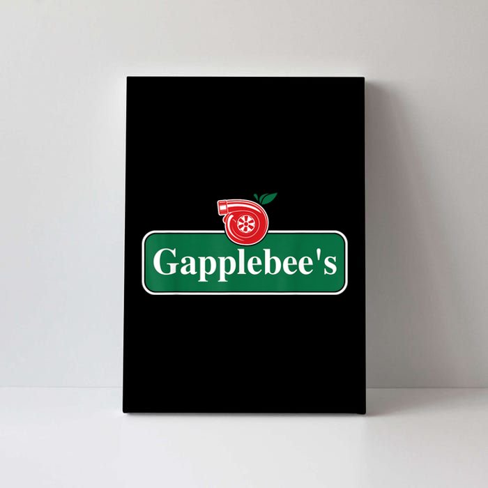 Gapplebee Funny Turbo Race Car Enthusiast Racing Canvas