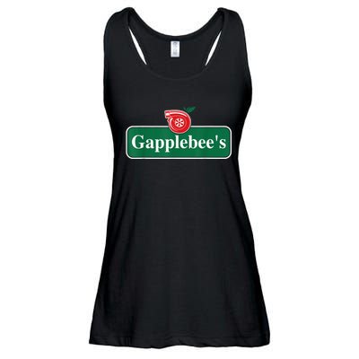 Gapplebee Funny Turbo Race Car Enthusiast Racing Ladies Essential Flowy Tank