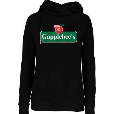 Gapplebee Funny Turbo Race Car Enthusiast Racing Womens Funnel Neck Pullover Hood