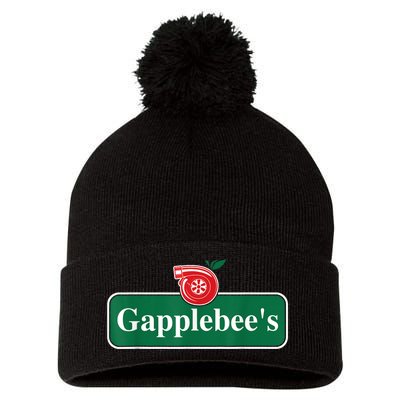 Gapplebee Funny Turbo Race Car Enthusiast Racing Pom Pom 12in Knit Beanie