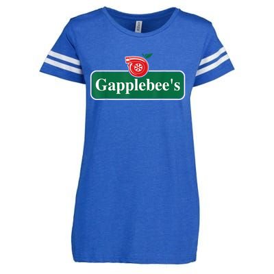 Gapplebee Funny Turbo Race Car Enthusiast Racing Enza Ladies Jersey Football T-Shirt