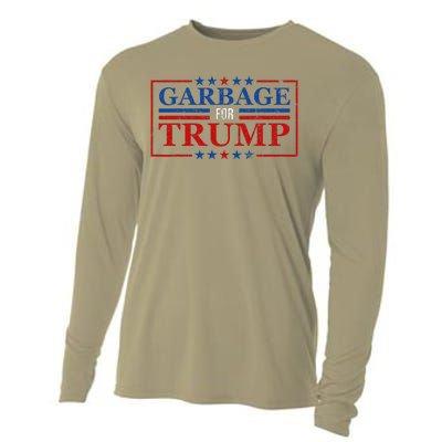 Garbage For Trump Garbage For Trump 2024 Presidential Cooling Performance Long Sleeve Crew