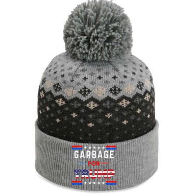 Garbage For Trump Make American Garbage Great Again The Baniff Cuffed Pom Beanie