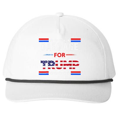 Garbage For Trump Make American Garbage Great Again Snapback Five-Panel Rope Hat