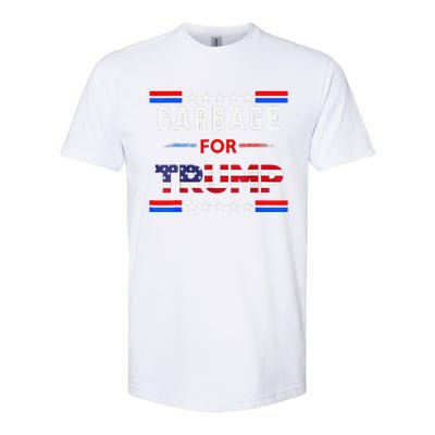 Garbage For Trump Make American Garbage Great Again Softstyle CVC T-Shirt