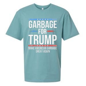 Garbage For Trump Make American Garbage Great Again Sueded Cloud Jersey T-Shirt