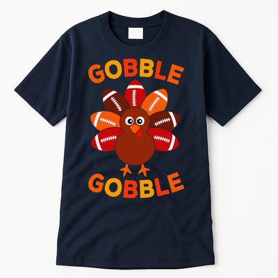 Gobble Football Turkey Balls Thanksgiving Tall T-Shirt