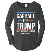 Garbage For Trump Make American Garbage Great Again Women's Perfect Tri Tunic Long Sleeve Shirt