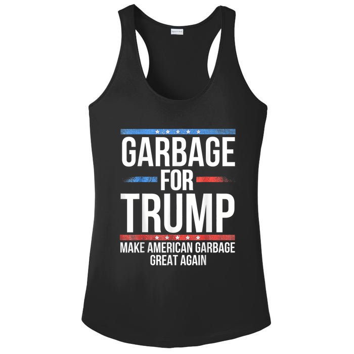 Garbage For Trump Make American Garbage Great Again Ladies PosiCharge Competitor Racerback Tank