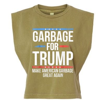 Garbage For Trump Make American Garbage Great Again Garment-Dyed Women's Muscle Tee