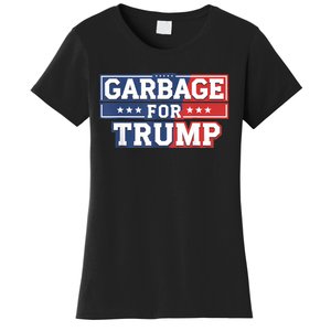 Garbage For Trump 2024 Make American Great Again Women's T-Shirt