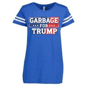 Garbage For Trump 2024 Make American Great Again Enza Ladies Jersey Football T-Shirt