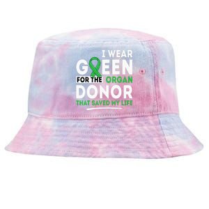 Green For The Organ Donor Transplant Kidney Liver Surgery Tie-Dyed Bucket Hat