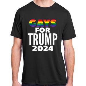 Gays For Trump 2024 Election Vote Adult ChromaSoft Performance T-Shirt