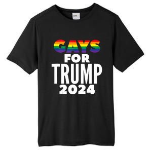 Gays For Trump 2024 Election Vote Tall Fusion ChromaSoft Performance T-Shirt