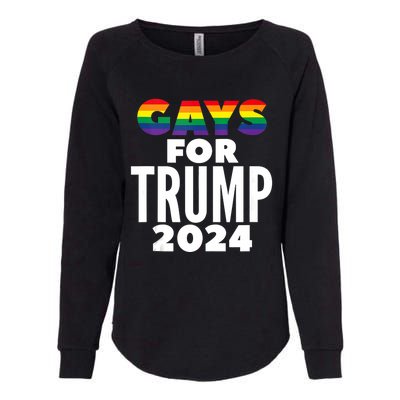 Gays For Trump 2024 Election Vote Womens California Wash Sweatshirt