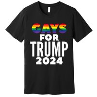 Gays For Trump 2024 Election Vote Premium T-Shirt