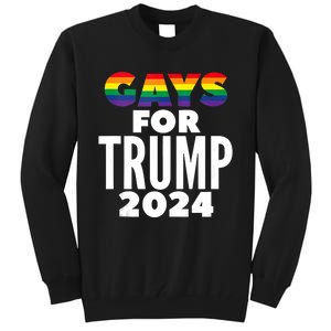 Gays For Trump 2024 Election Vote Tall Sweatshirt