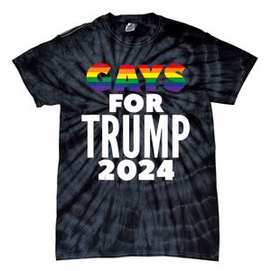 Gays For Trump 2024 Election Vote Tie-Dye T-Shirt