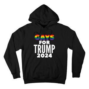 Gays For Trump 2024 Election Vote Tall Hoodie