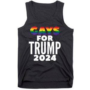 Gays For Trump 2024 Election Vote Tank Top