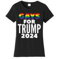 Gays For Trump 2024 Election Vote Women's T-Shirt