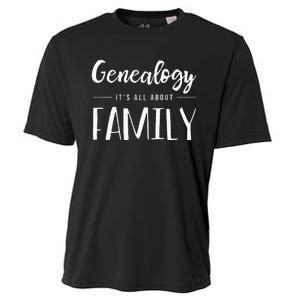 Genealogy Family Tree Genealogist Ancestry Ancestor Gift Cooling Performance Crew T-Shirt