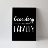 Genealogy Family Tree Genealogist Ancestry Ancestor Gift Canvas